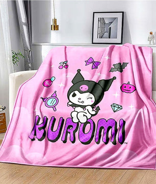 Hello Kitty Halloween Blanket Soft Warm Childrens Gift Grab Blanket Throw Blanket HL36 - Lusy Store LLC