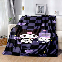 Hello Kitty Halloween Blanket Soft Warm Childrens Gift Grab Blanket Throw Blanket HL36 - Lusy Store LLC