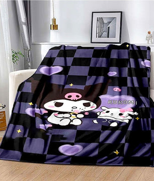 Hello Kitty Halloween Blanket Soft Warm Childrens Gift Grab Blanket Throw Blanket HL36 - Lusy Store LLC