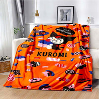 Hello Kitty Halloween Blanket Soft Warm Childrens Gift Grab Blanket Throw Blanket HL36 - Lusy Store LLC