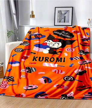 Hello Kitty Halloween Blanket Soft Warm Childrens Gift Grab Blanket Throw Blanket HL36 - Lusy Store LLC