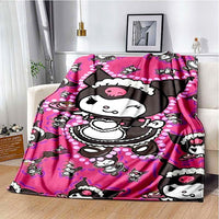 Hello Kitty Halloween Blanket Soft Warm Childrens Gift Grab Blanket Throw Blanket HL36 - Lusy Store LLC