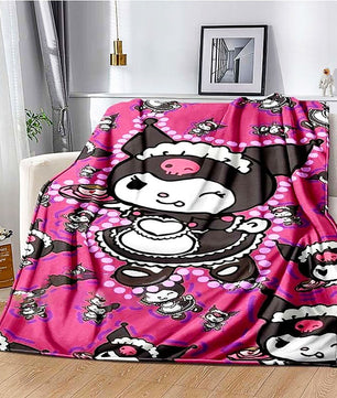 Hello Kitty Halloween Blanket Soft Warm Childrens Gift Grab Blanket Throw Blanket HL36 - Lusy Store LLC