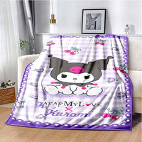 Hello Kitty Halloween Blanket Soft Warm Childrens Gift Grab Blanket Throw Blanket HL36 - Lusy Store LLC