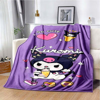 Hello Kitty Halloween Blanket Soft Warm Childrens Gift Grab Blanket Throw Blanket HL36 - Lusy Store LLC