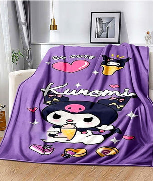 Hello Kitty Halloween Blanket Soft Warm Childrens Gift Grab Blanket Throw Blanket HL36 - Lusy Store LLC