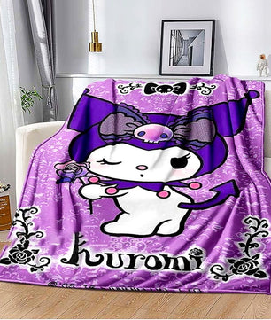 Hello Kitty Halloween Blanket Soft Warm Childrens Gift Grab Blanket Throw Blanket HL36 - Lusy Store LLC