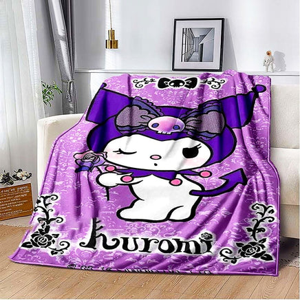 Hello Kitty Halloween Blanket Soft Warm Childrens Gift Grab Blanket Throw Blanket HL36 - Lusy Store LLC