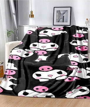 Hello Kitty Halloween Blanket Soft Warm Childrens Gift Grab Blanket Throw Blanket HL36 - Lusy Store LLC