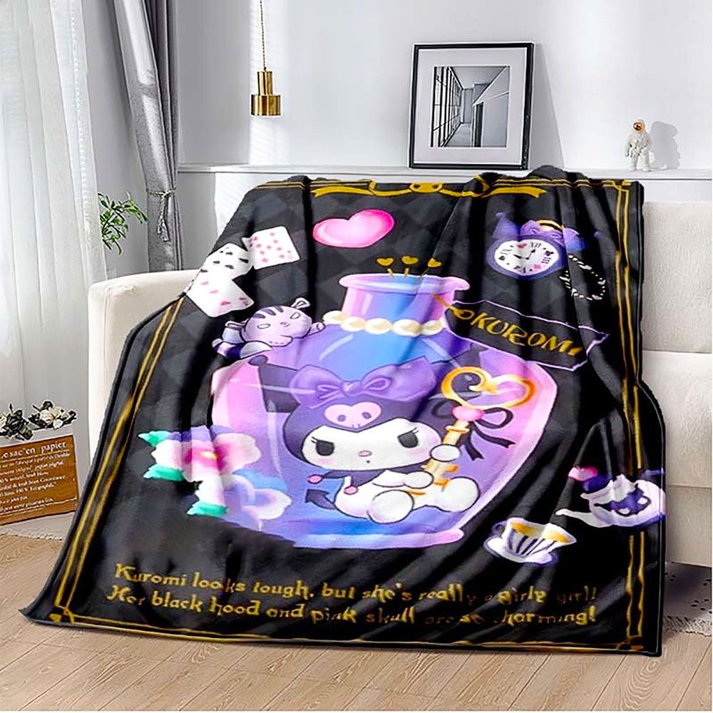 Hello Kitty Halloween Blanket Soft Warm Childrens Gift Grab Blanket Throw Blanket HL36 - Lusy Store LLC