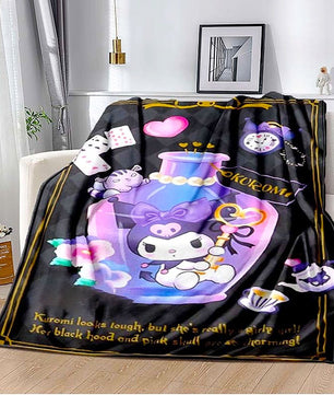 Hello Kitty Halloween Blanket Soft Warm Childrens Gift Grab Blanket Throw Blanket HL36 - Lusy Store LLC