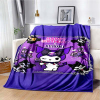 Hello Kitty Halloween Blanket Soft Warm Childrens Gift Grab Blanket Throw Blanket HL36 - Lusy Store LLC