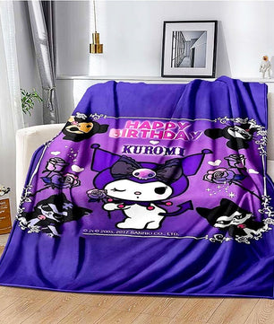 Hello Kitty Halloween Blanket Soft Warm Childrens Gift Grab Blanket Throw Blanket HL36 - Lusy Store LLC