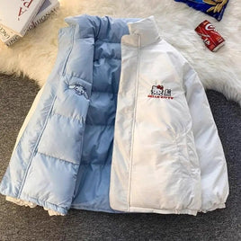 Hello Kitty Jacket Double-Sided Cotton Cute Girls Y2K High Quality Gift