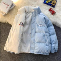 Hello Kitty Jacket Double-Sided Cotton Cute Girls Y2K High Quality Gift - Lusy Store LLC