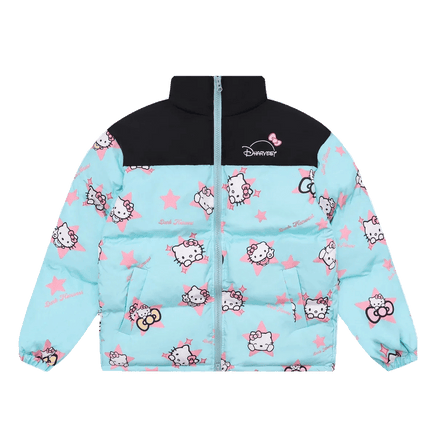 Hello Kitty Jacket Kawaii Womens Cotton Clothing Cartoon Fashion Cute Girl Warm Clothes 1