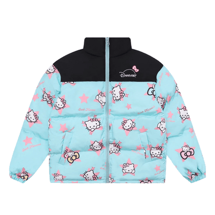 Hello Kitty Jacket Kawaii Womens Cotton Clothing Cartoon Fashion Cute Girl Warm Clothes - Lusy Store LLC