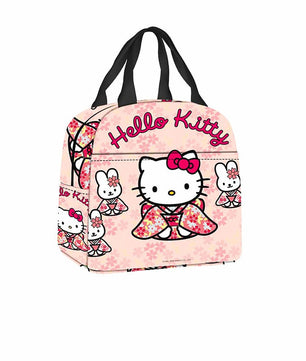 Hello Kitty Lunchbox Sanrio Students Portable Zipper Camping Picnic Bags Waterproof HK87 - Lusy Store LLC