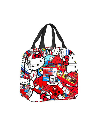 Hello Kitty Lunchbox Sanrio Students Portable Zipper Camping Picnic Bags Waterproof HK87 - Lusy Store LLC