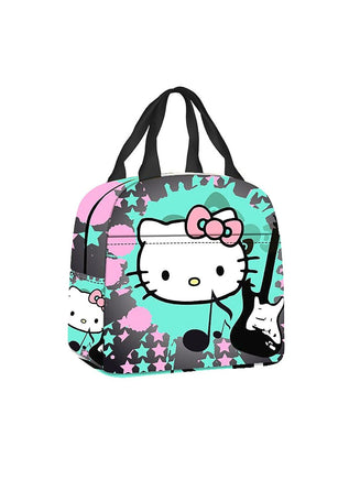 Hello Kitty Lunchbox Sanrio Students Portable Zipper Camping Picnic Bags Waterproof HK87 - Lusy Store LLC