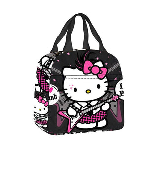 Hello Kitty Lunchbox Sanrio Students Portable Zipper Camping Picnic Bags Waterproof HK87 - Lusy Store LLC