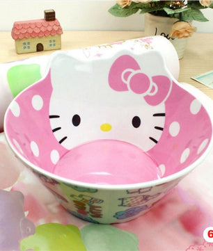 Hello Kitty Melody child Bowl With Food grade melamine Popular brands Bowl Slip-resistant Tableware Set - Lusy Store