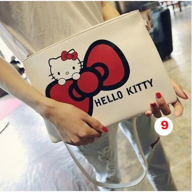 Hello Kitty Messenger pochette sac femme obag mickey cartoon fashion cute hand with single shoulder slanted evening bag - Lusy Store