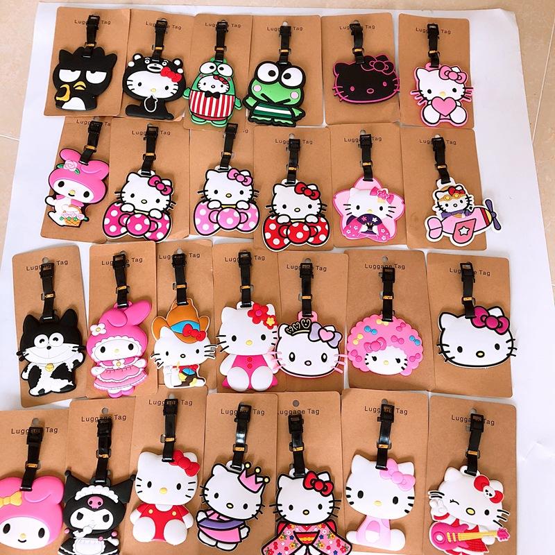 Hello kitty my melody frog Luggage Tag Travel Accessories Cute - Lusy Store