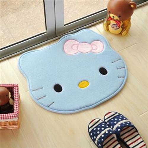 Hello Kitty non slip bath mats bathroom Foam Antiskid Washable Kitchen Rug Bath Soft Breathable Bathroom Toilet - Lusy Store
