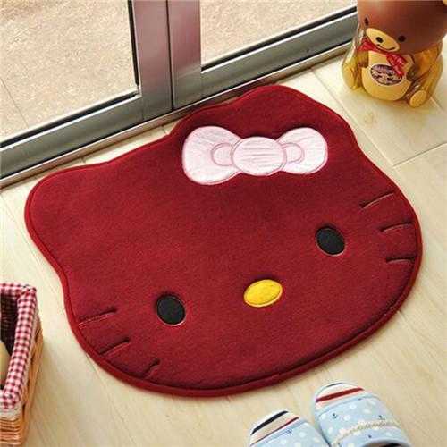 Hello Kitty non slip bath mats bathroom Foam Antiskid Washable Kitchen Rug Bath Soft Breathable Bathroom Toilet - Lusy Store