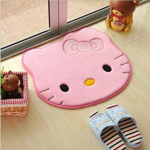 Hello Kitty non slip bath mats bathroom Foam Antiskid Washable Kitchen Rug Bath Soft Breathable Bathroom Toilet - Lusy Store