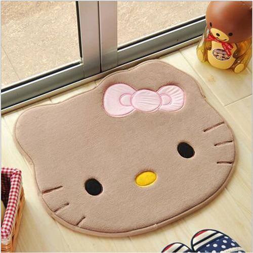 Hello Kitty non slip bath mats bathroom Foam Antiskid Washable Kitchen Rug Bath Soft Breathable Bathroom Toilet - Lusy Store