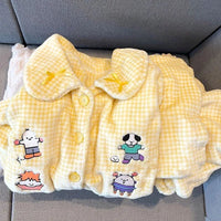 Hello Kitty Pajamas Long Sleeves Flannel Suit Thicken Tracksuit Comfortable Skin-Friendly Girlfriend Gift - Lusy Store LLC