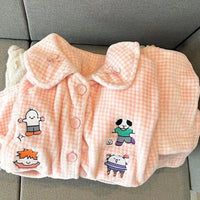 Hello Kitty Pajamas Long Sleeves Flannel Suit Thicken Tracksuit Comfortable Skin-Friendly Girlfriend Gift - Lusy Store LLC