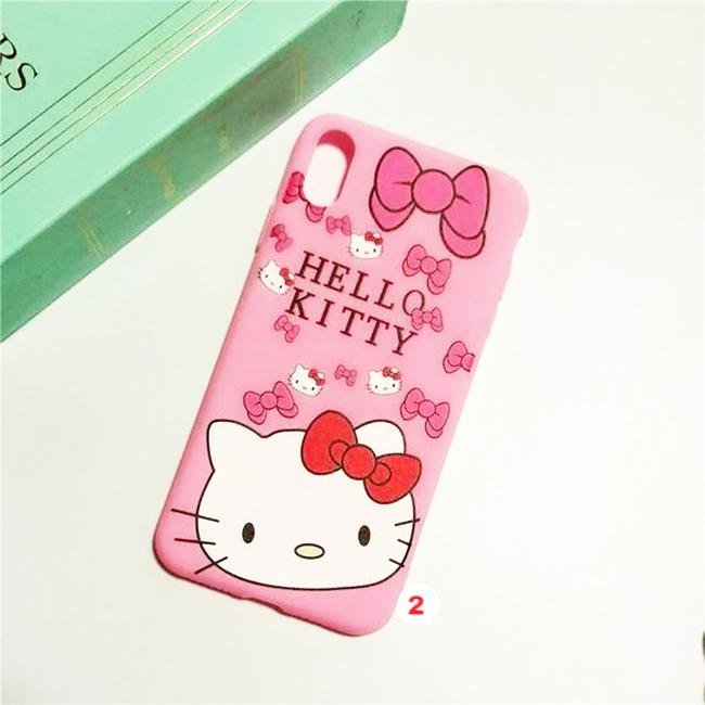 Hello Kitty Phone Case For iphone X XS MAX XR Soft Silicone Pink Doll Back Cover For coque iphone 6 6S 7 8 Plus - Lusy Store