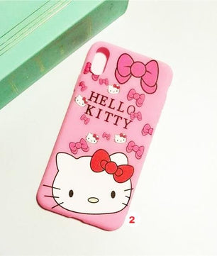 Hello Kitty Phone Case For iphone X XS MAX XR Soft Silicone Pink Doll Back Cover For coque iphone 6 6S 7 8 Plus - Lusy Store