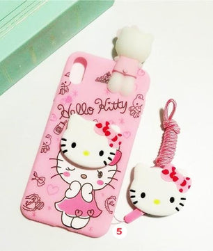 Hello Kitty Phone Case For iphone X XS MAX XR Soft Silicone Pink Doll Back Cover For coque iphone 6 6S 7 8 Plus - Lusy Store