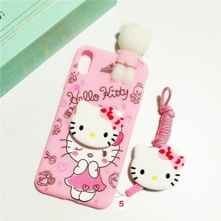 Hello Kitty Phone Case For iphone X XS MAX XR Soft Silicone Pink Doll Back Cover For coque iphone 6 6S 7 8 Plus - Lusy Store