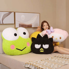 Hello Kitty Plush Big Size Sanrio My Melody Badtz Maru Keroppi Back Cushion Sanrio Pillow Gifts Girl - Lusy Store LLC