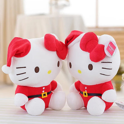 Hello Kitty Plush Christmas Doll Stuffed Plush Toy Cute and Soft Gift - Lusy Store LLC