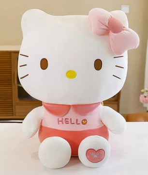 Hello Kitty Plush Sanrio Doll Cartoon Creative Cute Plush Room Pillow Decoration Gift - Lusy Store LLC