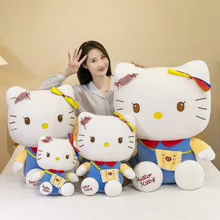 Hello Kitty Plush Sanrio Doll Cartoon Creative Cute Plush Room Pillow Decoration Gift - Lusy Store LLC