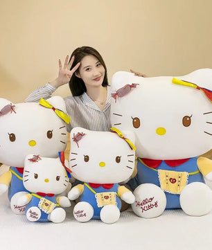 Hello Kitty Plush Sanrio Doll Cartoon Creative Cute Plush Room Pillow Decoration Gift - Lusy Store LLC