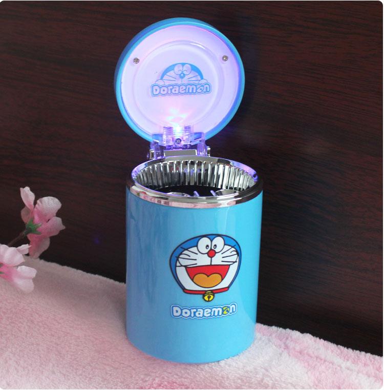 Hello Kitty Portable Car Led Lamp Smoke Ash Cylinder Holder - Lusy Store