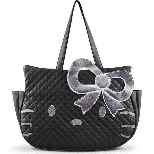 Hello Kitty PU Handbag Girl's Women's High Capacity Travel Casual Messenger Bags Shoulder Tote - Lusy Store