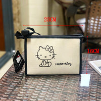 Hello Kitty Purse Portable Cosmetic Bag Women Bag Makeup Purse for Women C101 - Lusy Store