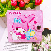 Hello Kitty Purse Sanrio Pocketbook My Melody PU Leather Wallet C96b - Lusy Store