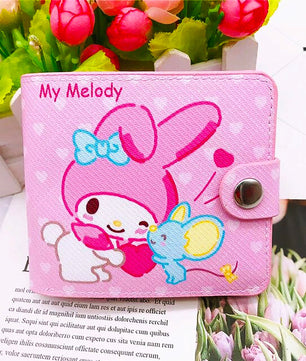 Hello Kitty Purse Sanrio Pocketbook My Melody PU Leather Wallet C96b - Lusy Store