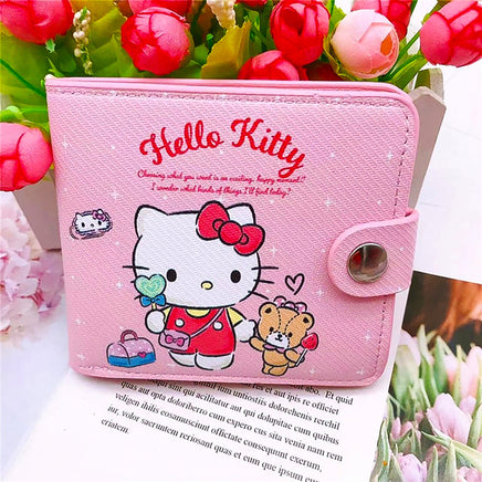 Hello Kitty Purse Sanrio Pocketbook My Melody PU Leather Wallet C96d - Lusy Store