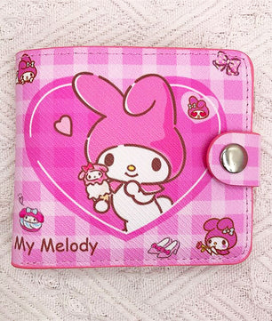 Hello Kitty Purse Sanrio Pocketbook My Melody PU Leather Wallet C96d - Lusy Store